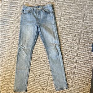 Levi's Light Blue Skinny Jeans for Women